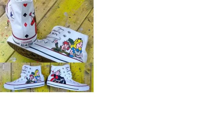 ecco le mie converse personalizzate