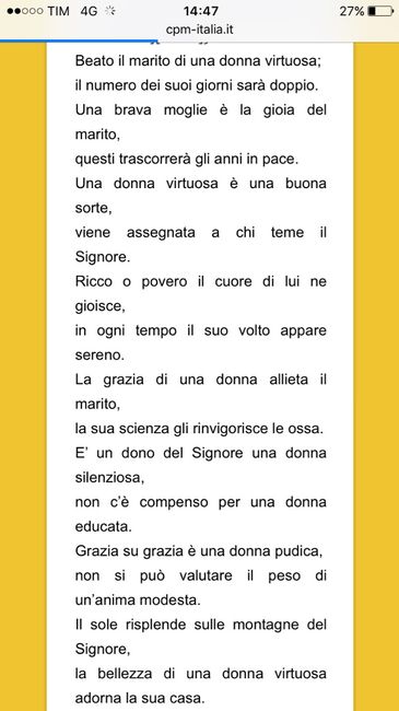 Letture messa. - 1