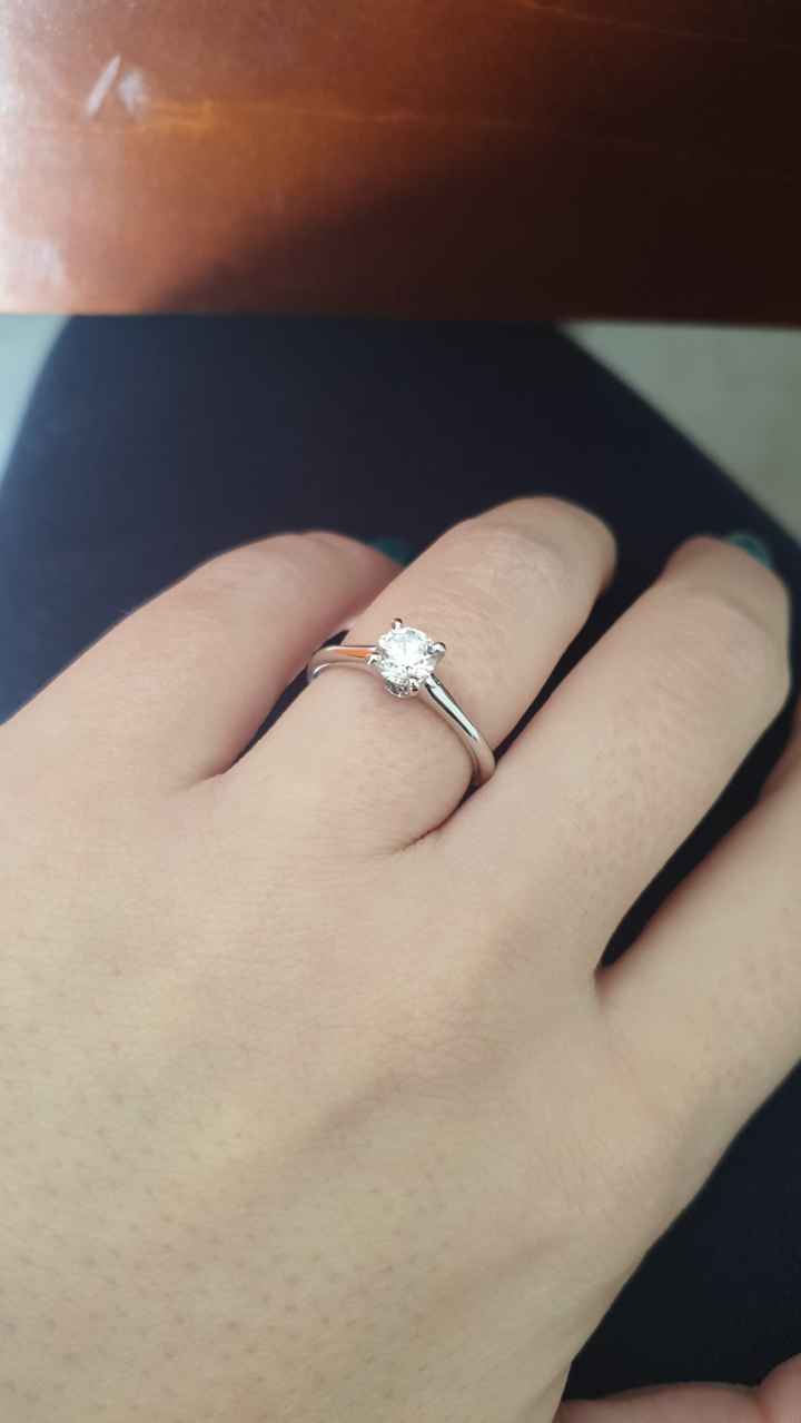 Come è il vostro anello di fidanzamento?? - 1