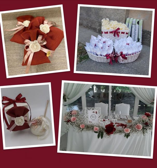 Tema fiori - Bordeaux & Rosa - 3