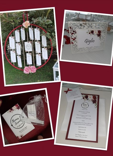 Tema fiori - Bordeaux & Rosa 14