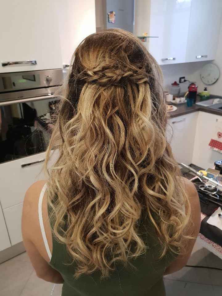 Parte dietro da modificare, al posto della treccia faremo un torchon