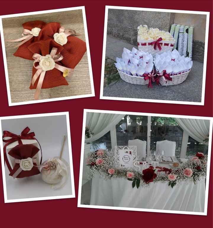 Tema fiori - Bordeaux & Rosa - 3