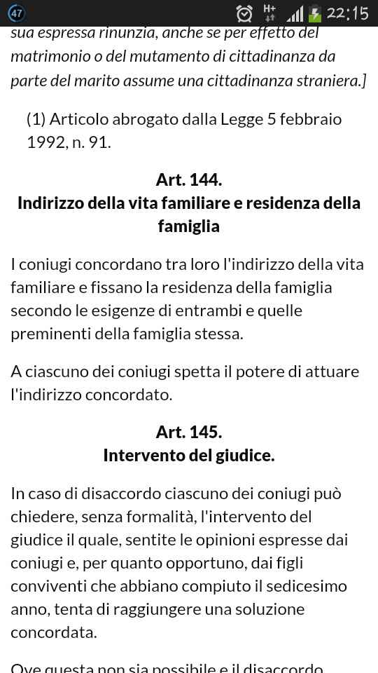 Cambiare residenza? - 1