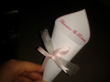 i miei coni porta riso!!