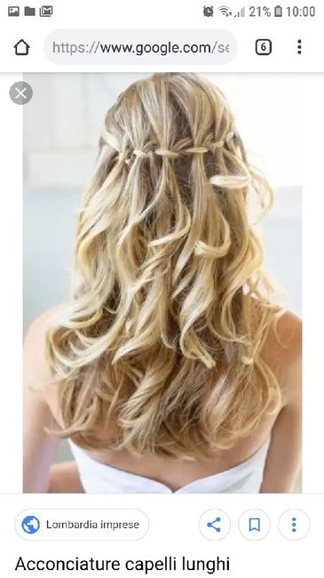 Acconciatura capelli lunghi sciolti - 1