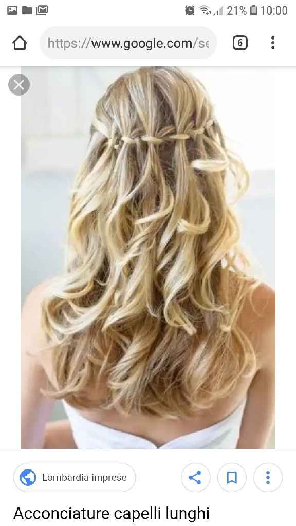 Acconciatura capelli lunghi sciolti - 1