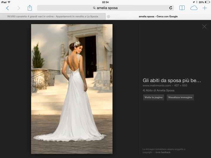 Abito scollo schiena