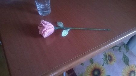 Esperimento bouquet all'uncinetto - 1
