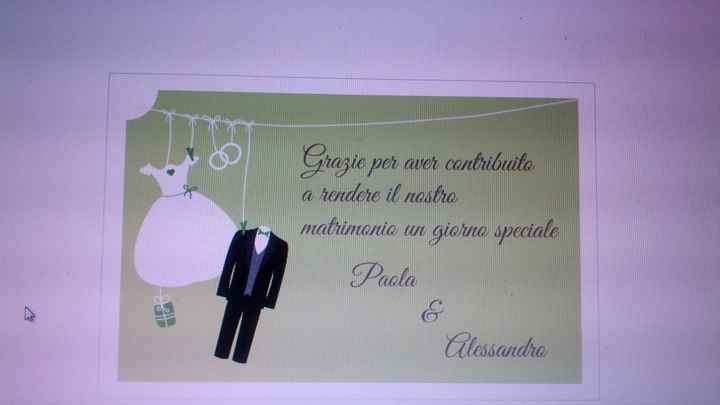 Bozza biglietti ringraziamento - 1