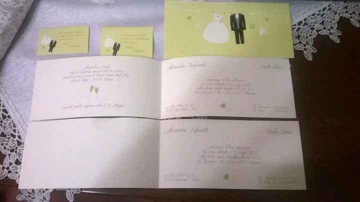 Partecipazioni, segnaposto, bozza portaconfetti - 3