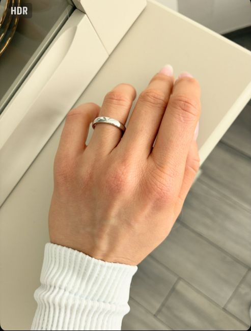 Sono arrivate le fedi 🥰 3