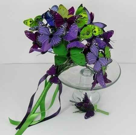 2 bouquet farfalle