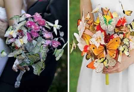 4 e 5 bouquet farfalle