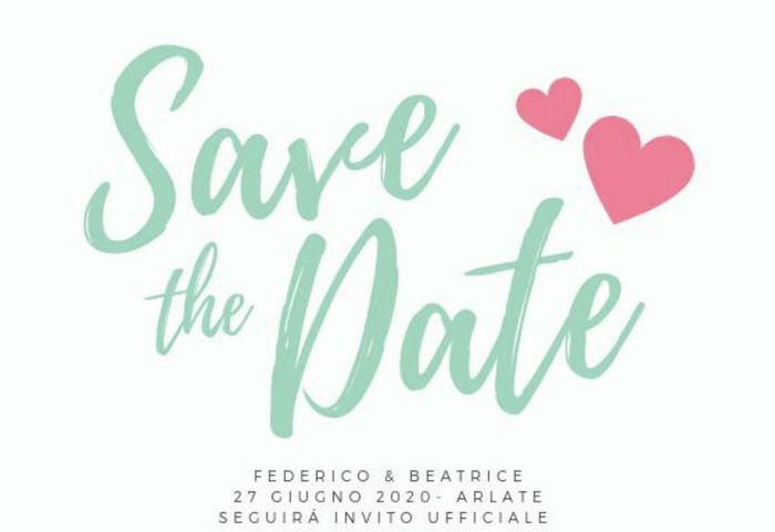 Save the date 1