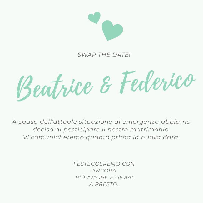 Frasi rinvio nozze 2