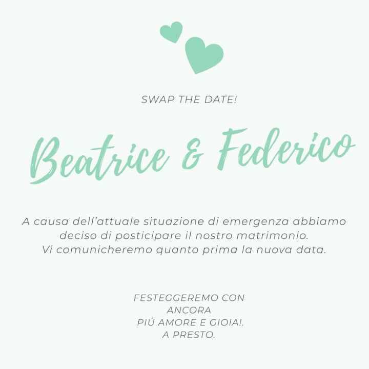 Matrimonio rimandato 😥😥 - 1