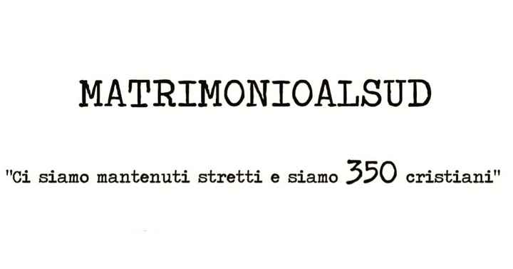 Matrimonio al sud... - 1
