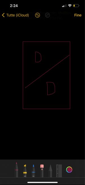 Partecipazione fatta a mano, indecisione 2