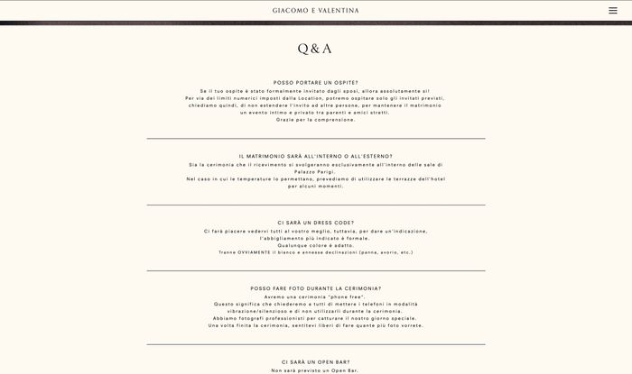 "Tour" del nostro sito - 8
