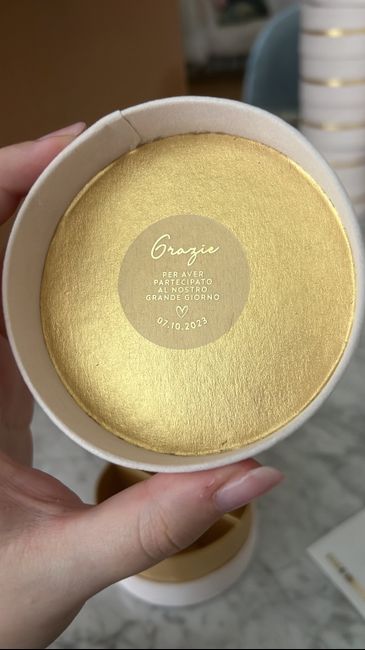 Ringraziamento e data nelle bomboniere 3