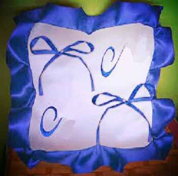 cuscino porta fedi......