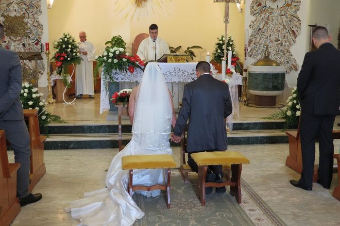 Durante la benedizione