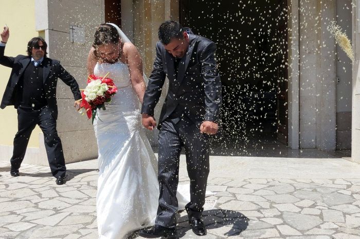 L'uscita dalla chiesa