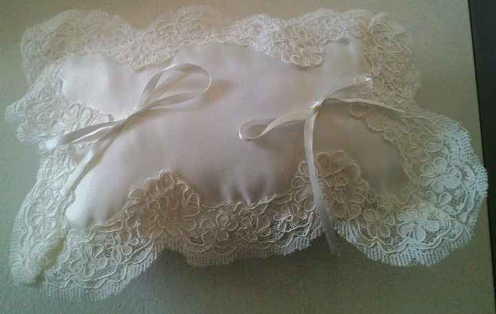 il mio cuscino portafedi...