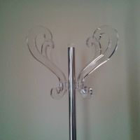 Appendiabiti ingresso in policarbonato