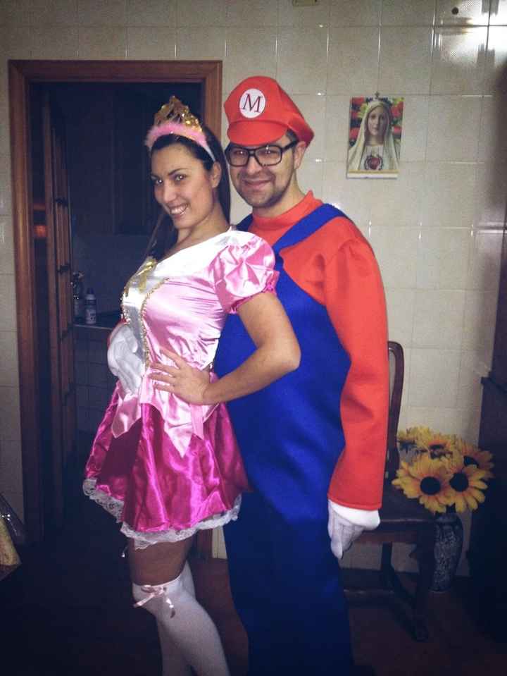 Versione supereroi: super Mario e la principessa