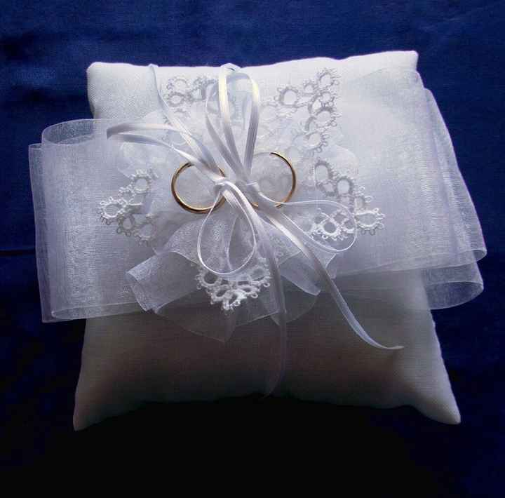 Cuscinetto portafedi  fai da me per la mia più cara amica - 1