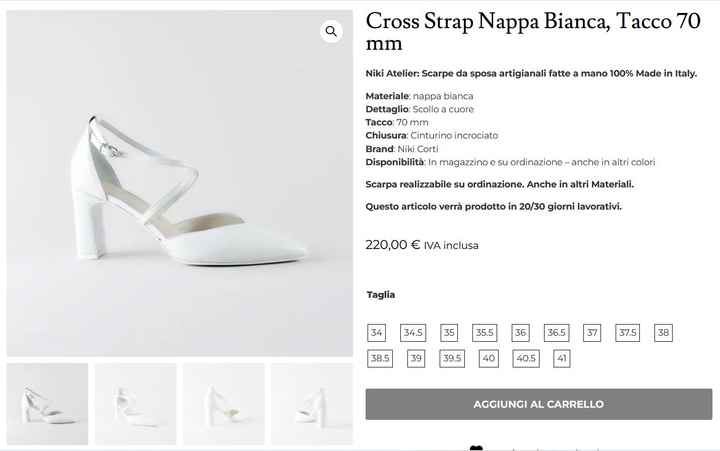 Scarpe da sposa per piedi piatti - 1