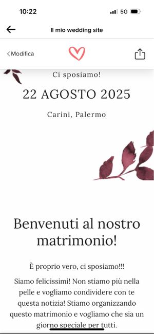 Annuncio del matrimonio 2
