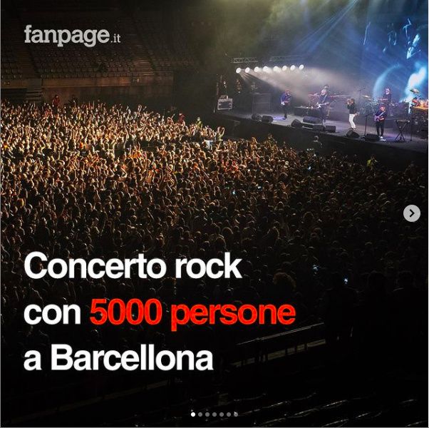 Barcellona: concerto con 5.000 persone 1