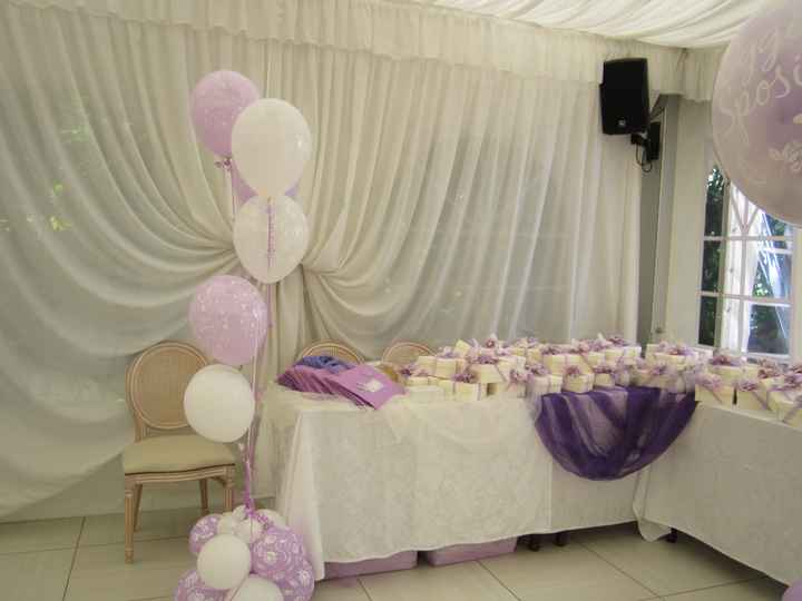 tavolo bomboniere....