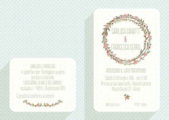 Bozza partecipazioni! io felice! - 1