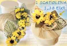 segnaposto/portaconfetti girasole