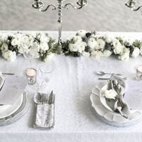 particolare tovagliato argento