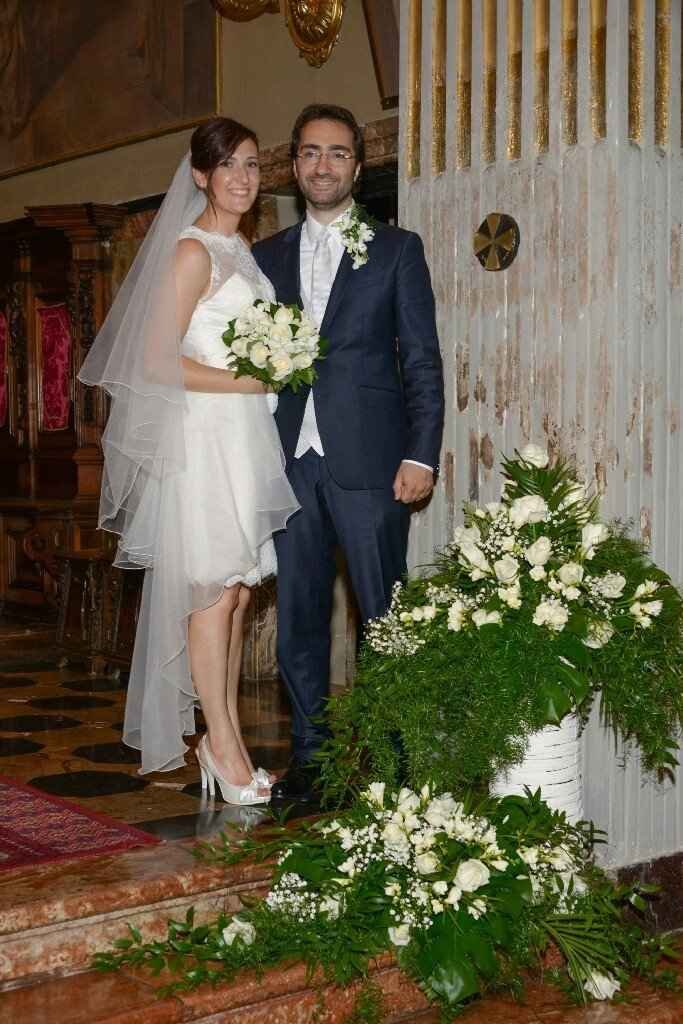 Abito sposa corto davanti e con strascico, vi piace? - 2