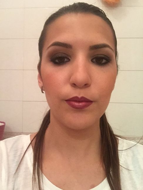 La mia prova trucco. - 2