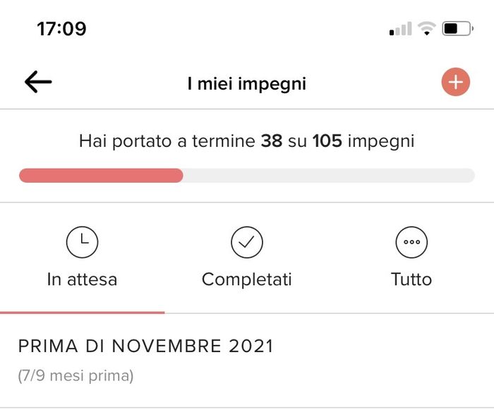 A che punto siete? 📆 1