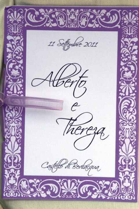 il libretto della cerimonia