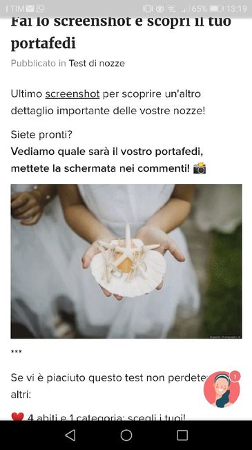 Fai lo screenshot e scopri il tuo portafedi 26