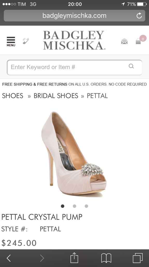 Scarpe gioello tipo badgley mischka - 1