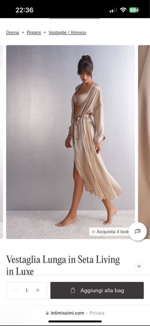 Abbigliamento preparazione sposa 1