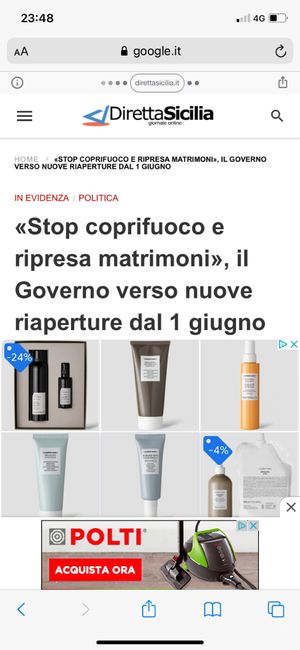 Ripartenza forse dal 1 giugno ? 1