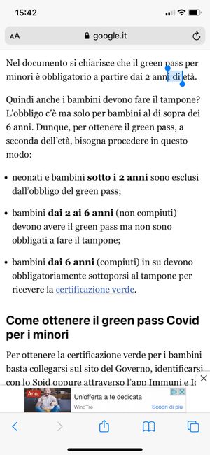 Green pass matrimonio 1