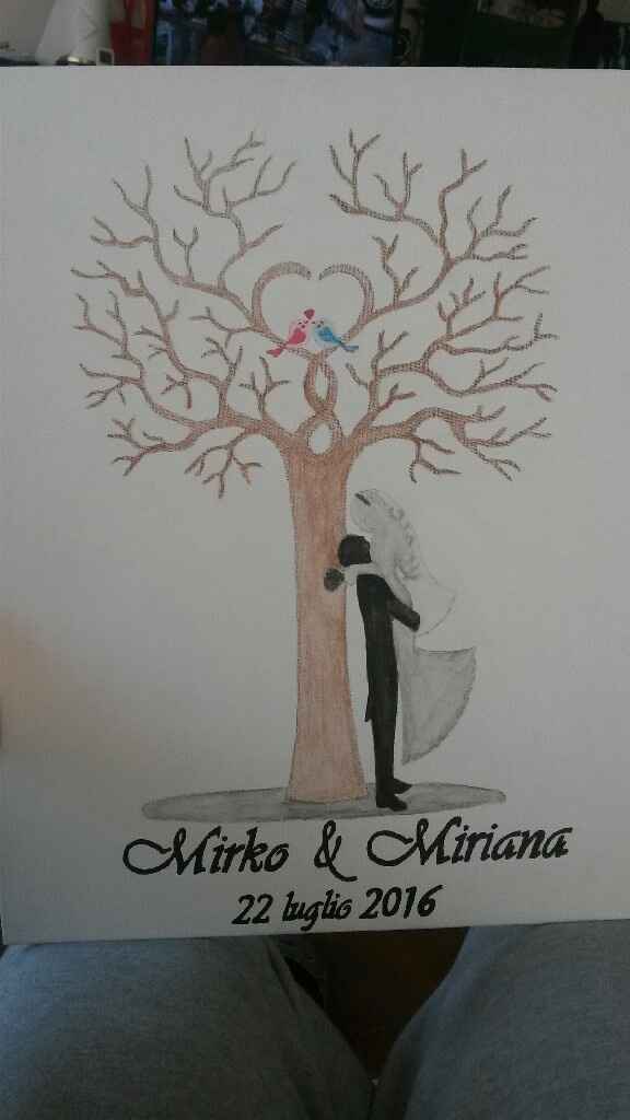 Albero impronte guestbook - 1
