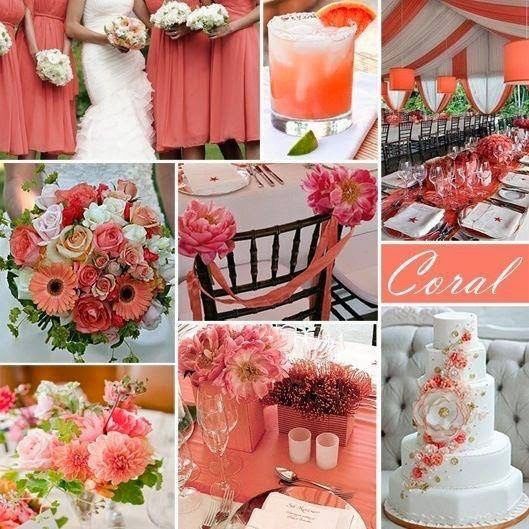 Tema matrimonio abbinato al colore rosa/pesca 6